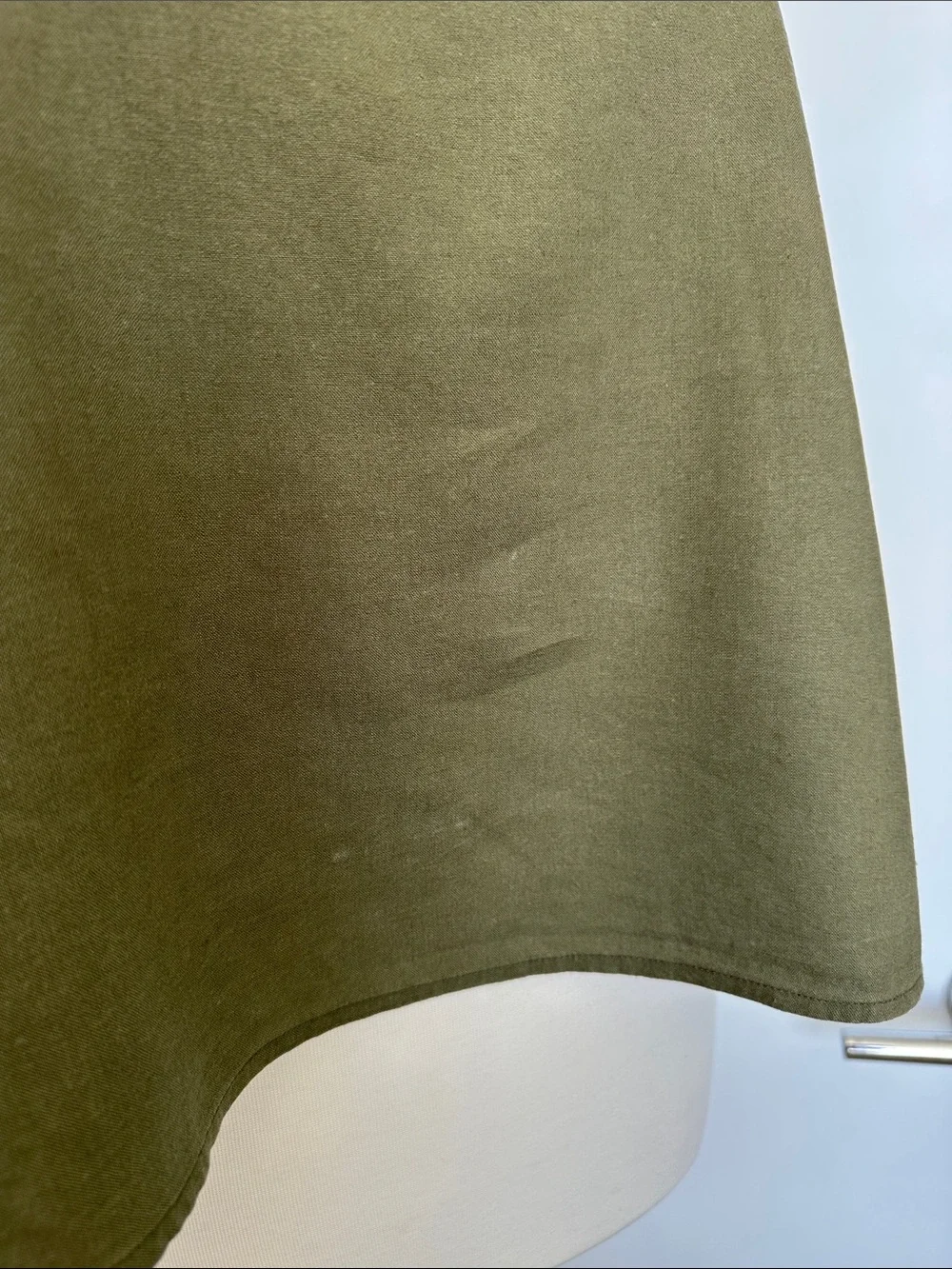 Banana Republic Olive Square-Neck Tank - Linen Blend (L) - Picture 5 of 10